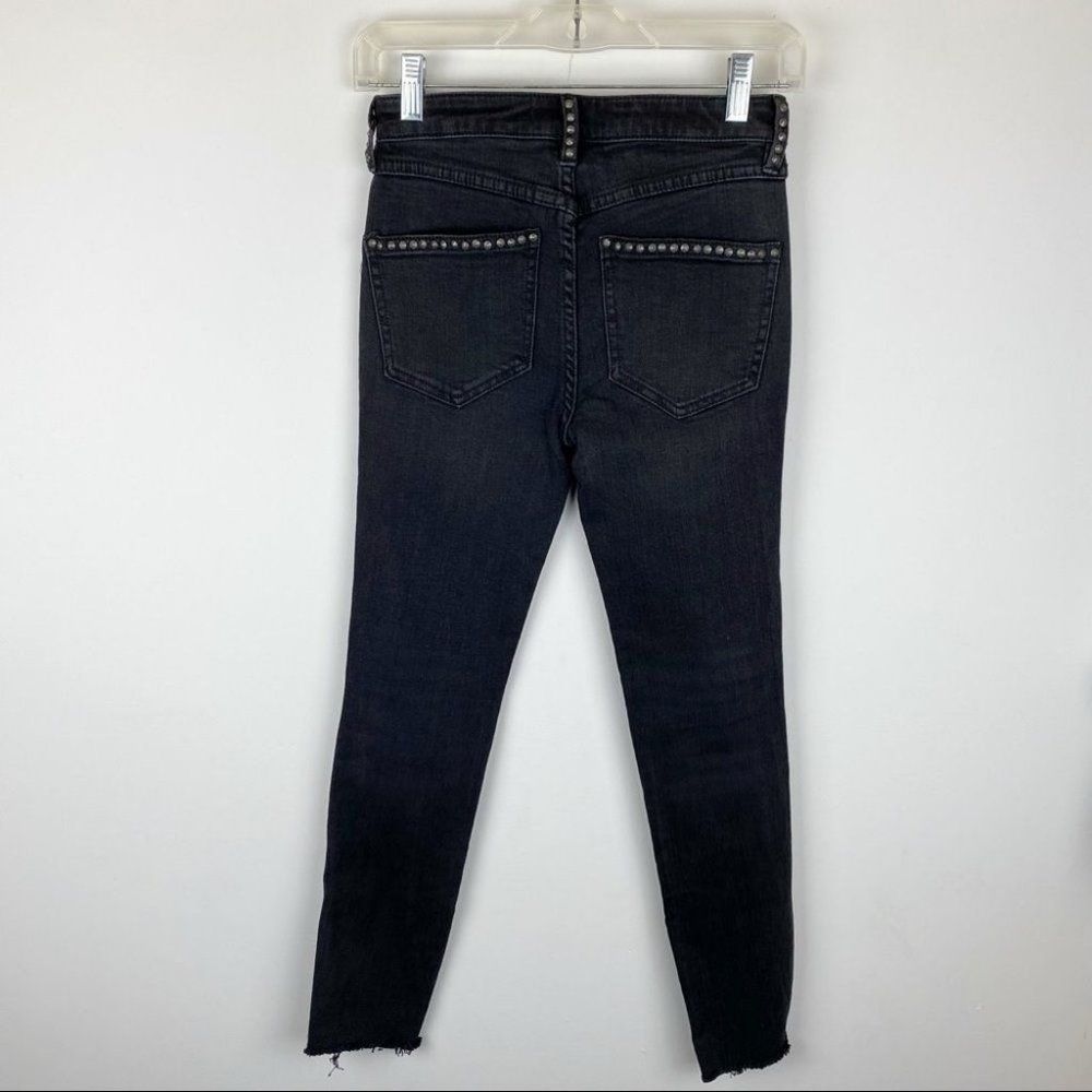 NEW Free People Stud High Rise Rocker Skinny Jeans - Picture 7 of 8